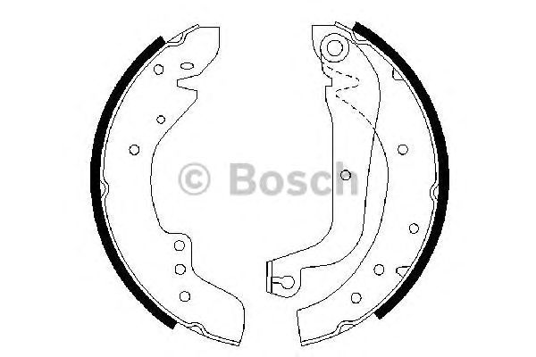 Тормозные колодки BOSCH 0 986 487 547