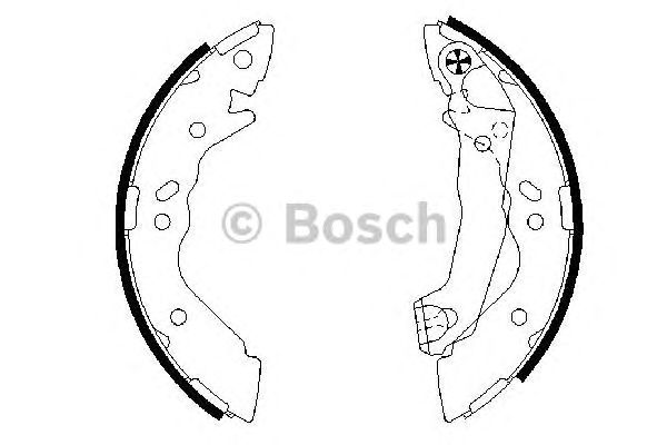 Тормозные колодки BOSCH 0 986 487 581
