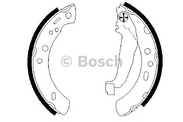 Тормозные колодки BOSCH 0 986 487 604