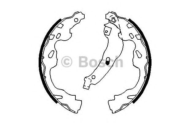 Тормозные колодки BOSCH 0 986 487 695