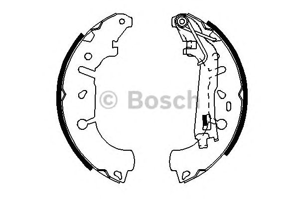 Тормозные колодки BOSCH 0 986 487 703