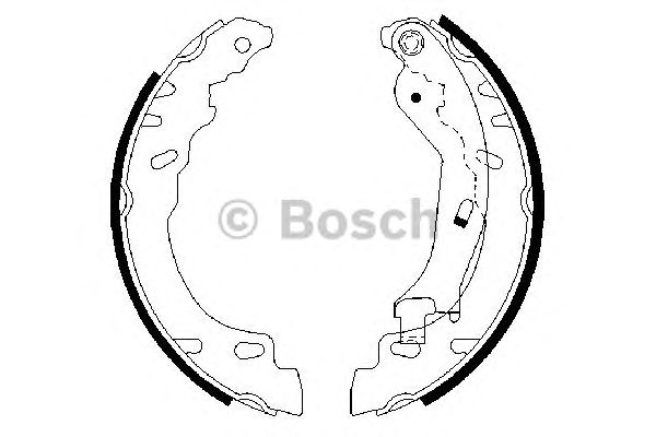Тормозные колодки BOSCH 0 986 487 704