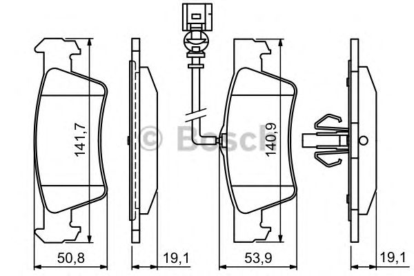 Тормозные колодки BOSCH 0 986 494 309