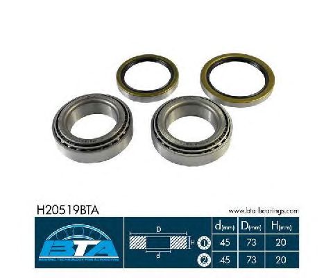 Ступичный подшипник BTA H20519BTA