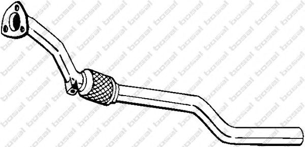 Труба выхлопного газа BOSAL 820-167