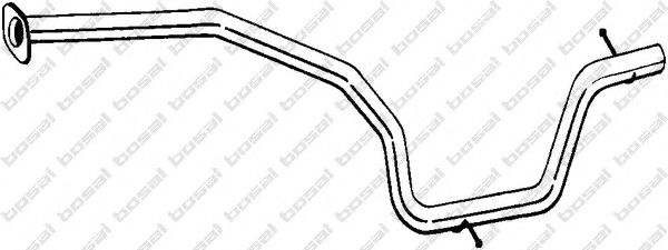 Труба выхлопного газа BOSAL 900-033