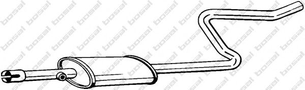 Резонатор BOSAL 281-283