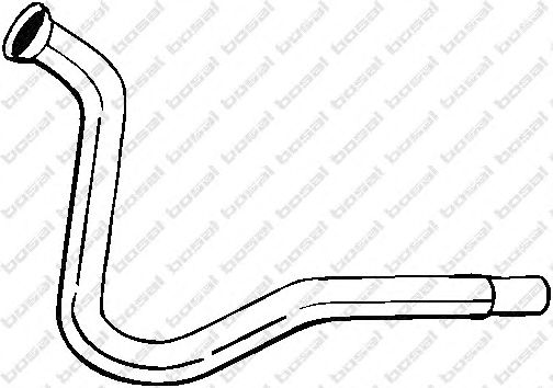 Труба выхлопного газа BOSAL 736-101
