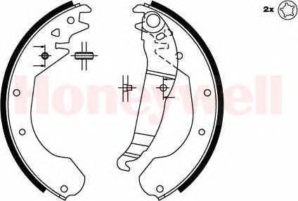 Тормозные колодки BENDIX 362243B