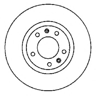 Тормозной диск BENDIX 561593B