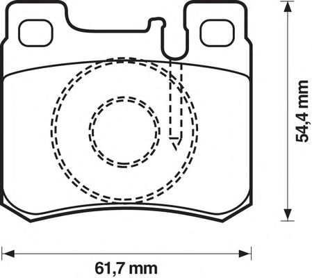 Тормозные колодки BENDIX 571753B