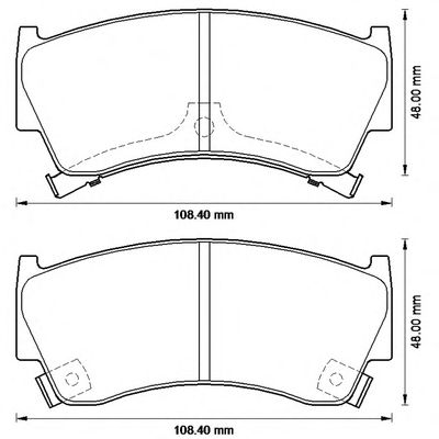 Тормозные колодки BENDIX 572542B