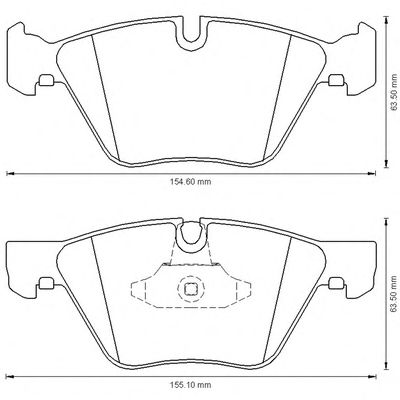 Тормозные колодки BENDIX 573151B