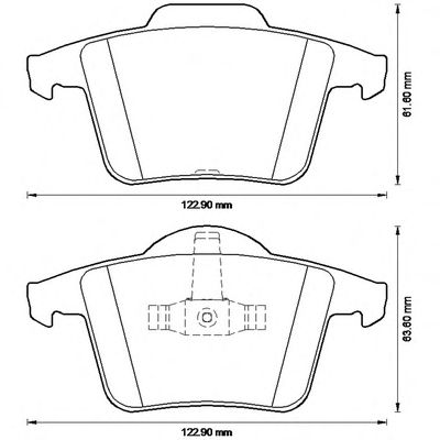 Гальмівні колодки BENDIX 573236B