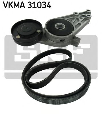 Комплект поликлинового ремня SKF VKMA 31034