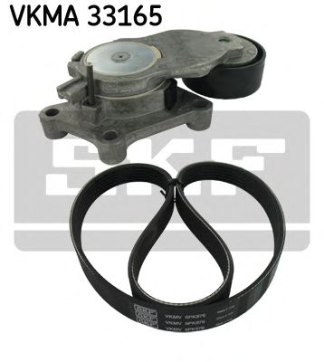 Комплект поликлинового ремня SKF VKMA 33165