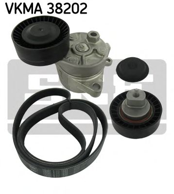 Комплект поликлинового ремня SKF VKMA 38202