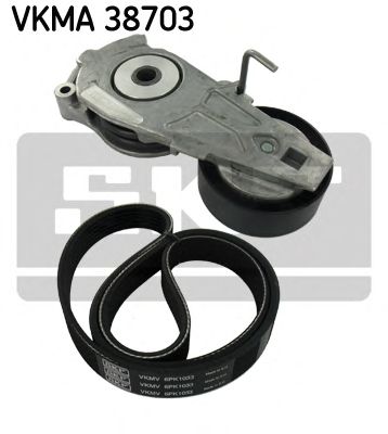 Комплект поликлинового ремня SKF VKMA 38703