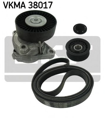 Комплект поликлинового ремня SKF VKMA 38017