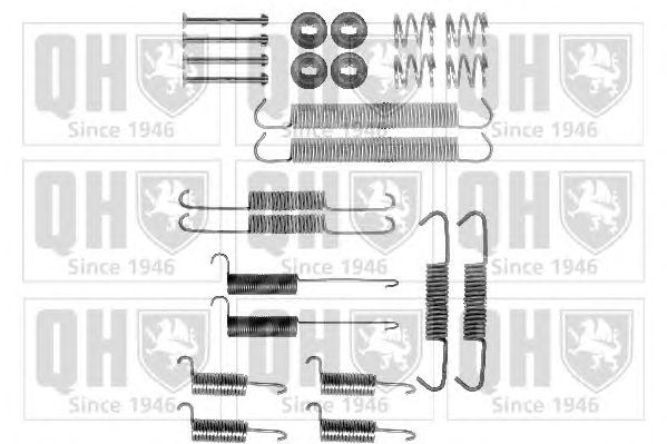 Монтажный комплект тормозных колодок QUINTON HAZELL BFK358