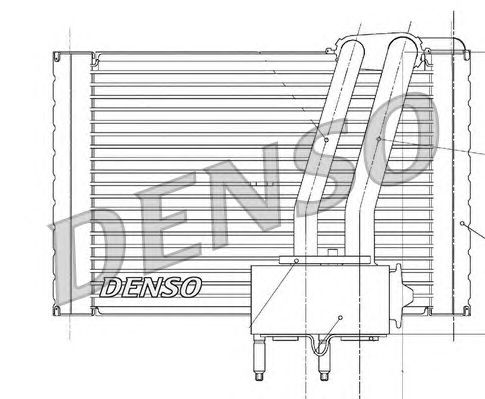 Испаритель кондиционера DENSO DEV07005