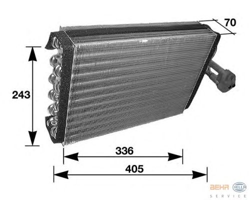 Испаритель кондиционера HELLA 8FV 351 210-281