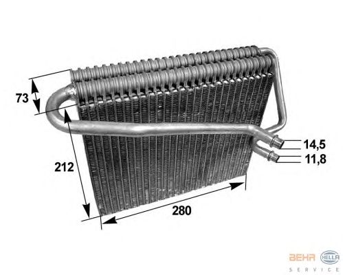 Испаритель кондиционера HELLA 8FV 351 211-031