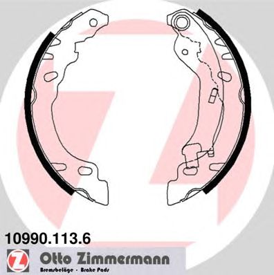 Тормозные колодки ZIMMERMANN 10990.113.6