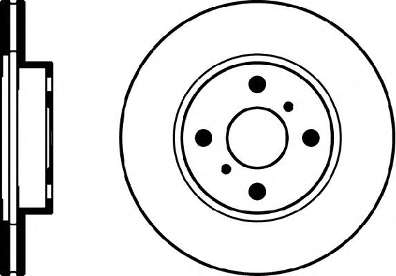 Тормозной диск HELLA 8DD 355 104-871 PRO