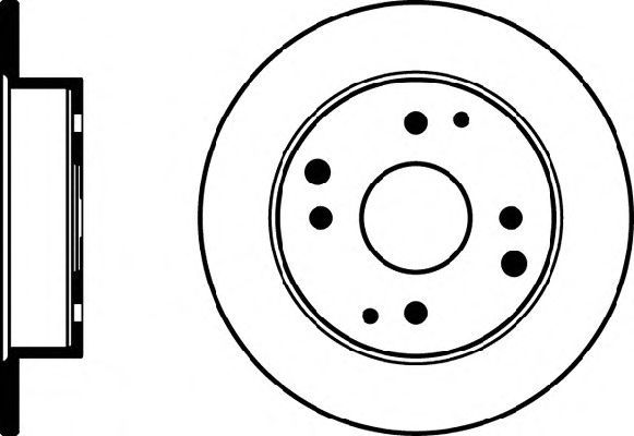 Тормозной диск HELLA 8DD 355 105-311