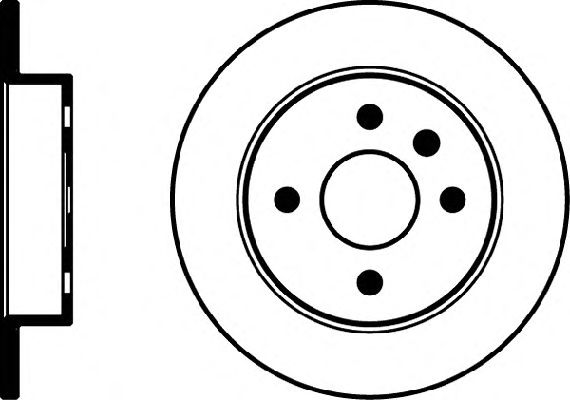 Тормозной диск HELLA 8DD 355 106-091 PRO