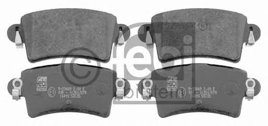 Тормозные колодки FEBI BILSTEIN 16493