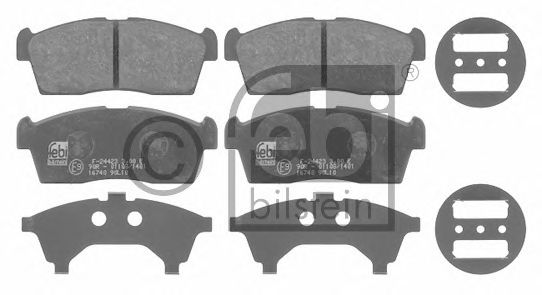 Тормозные колодки FEBI BILSTEIN 16740