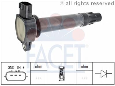 Катушка зажигания FACET 9.6397