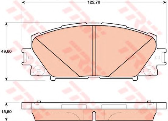 Тормозные колодки TRW GDB4173