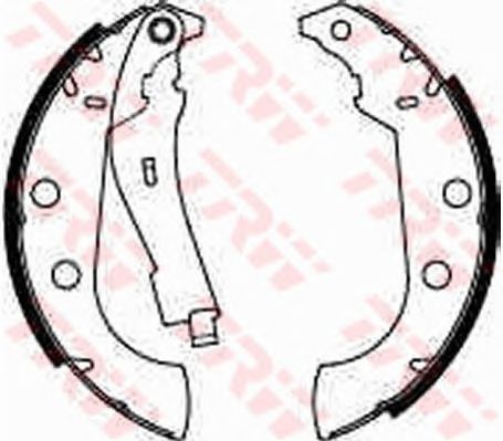 Тормозные колодки TRW GS8272