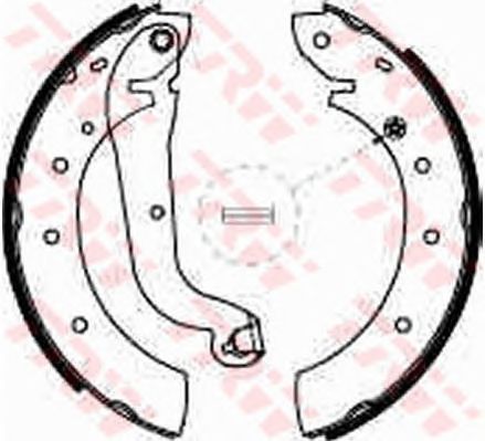 Тормозные колодки TRW GS8624