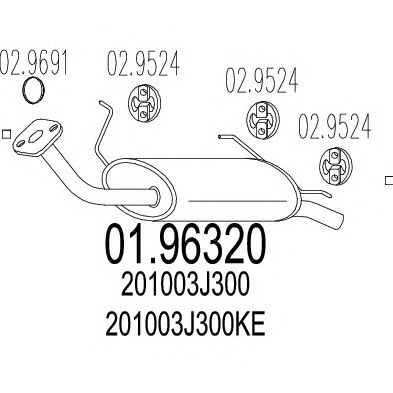 Глушитель MTS 01.96320