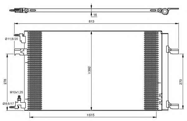 Радиатор кондиционера NRF 35919
