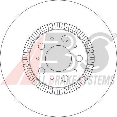 Гальмівний диск A.B.S. 17012