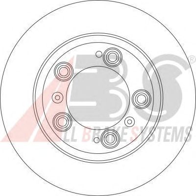 Тормозной диск A.B.S. 17070