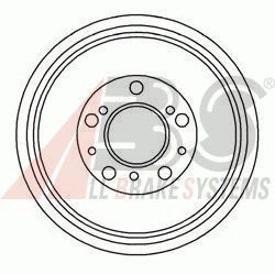 Тормозной барабан A.B.S. 3231-S