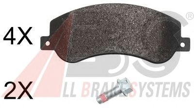 Тормозные колодки A.B.S. 37793