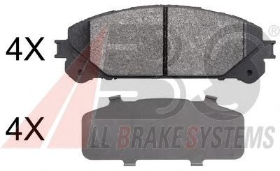 Тормозные колодки A.B.S. 37844