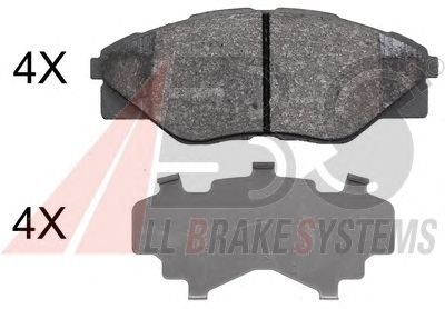 Тормозные колодки A.B.S. 37937