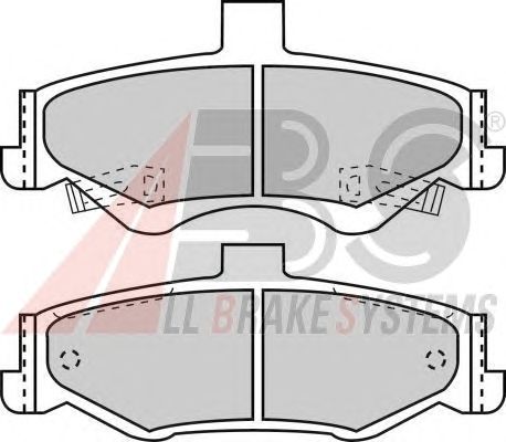 Тормозные колодки A.B.S. 38750