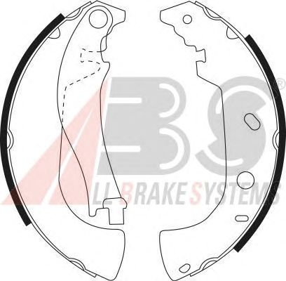 Тормозные колодки A.B.S. 9057