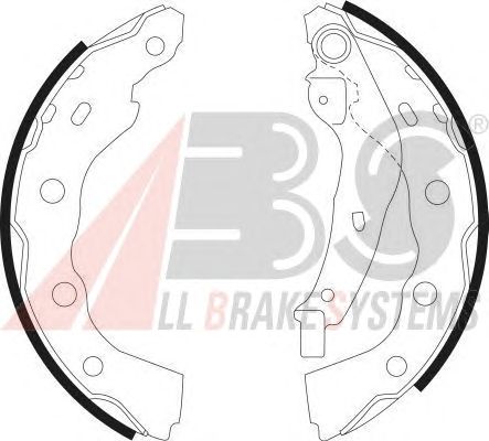 Тормозные колодки A.B.S. 9063