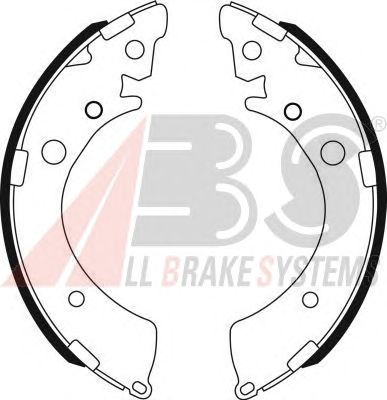 Тормозные колодки A.B.S. 9133