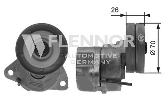 Натяжитель поликлинового ремня FLENNOR FA24998